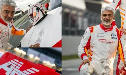 ട്രാക്കില്‍ ചീറി പായാന്‍ ഒരുങ്ങി വെള്ളയും ചുവപ്പും മഞ്ഞയും നിറത്തില്‍ അജിത്തിന്റെ റേസിങ് കാര്‍; ഫെരാരി 488 ഇവിഒയക്കെപ്പമുള്ള ചിത്രം പങ്കുവച്ച് താരം; സീന്‍ സാധനം എന്ന ആരാധകര്‍