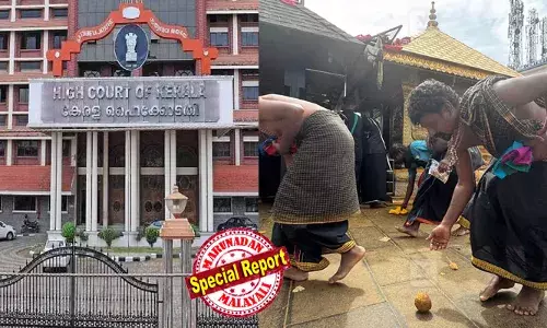 മാളികപ്പുറത്ത് തേങ്ങ ഉരുട്ടുന്നതും മഞ്ഞള്‍പൊടി വിതറുന്നതും ആചാരമല്ല; മറ്റു ഭക്തര്‍ക്ക് അസൗകര്യമാകരുത്; അവബോധമുണ്ടാക്കണമെന്ന് ഹൈക്കോടതി; വ്ലോഗര്‍മാര്‍ വീഡിയോ ചിത്രീകരിക്കുന്നത് നിയന്ത്രിക്കാനും നിര്‍ദേശം