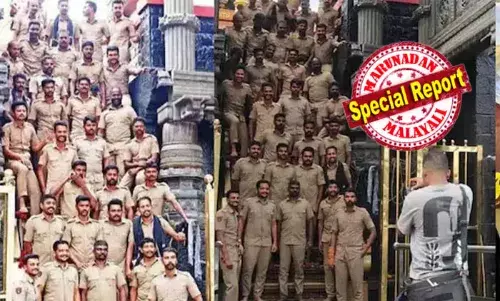 അവധിയെടുക്കാനോ വീട്ടില്‍ പോകാനോ അനുമതിയില്ല; പുലര്‍ച്ചെ അഞ്ചുമുതല്‍ വിവിധങ്ങളായ ക്ലാസുകളും കഠിന പരിശീലങ്ങളും;   പതിനെട്ടാം പടിയില്‍ നിന്ന് ഫോട്ടോയെടുത്ത പോലീസുകാര്‍ക്ക് കഠിനപരീശീലന കാലയളവ്; നടപടി അച്ചടക്ക ലംഘനവും കൃത്യവിലോപവും ചൂണ്ടിക്കാട്ടി