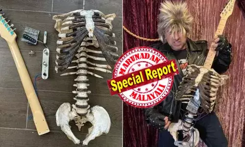 താനൊരു റോക്ക്സ്റ്റാറായി മാറണമെന്നത് അമ്മാവന്റെ വലിയൊരു ആഗ്രഹമായിരുന്നു; അപകടത്തിൽ മരിച്ച അമ്മാവനായി ആദരവ്; അങ്കിൾ ഫിലിപ്പി ന്റെ അസ്ഥികൂടം കൊണ്ട് ഗിറ്റാർ നിർമ്മിച്ച് മ്യുസീഷ്യൻ; ലോകശ്രദ്ധ പിടിച്ചു പറ്റി മിഡ്‌നൈറ്റ് പ്രിൻസ് ന്റെ സ്‌കെലികാസ്റ്റർ