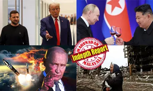 തോക്കെടുക്കാതെ നാക്കുകൊണ്ട് പോരടിക്കുന്ന ട്രംപ്; യുദ്ധത്തിന് ചെലവിടുന്ന കോടികള്‍ വികസനത്തിന് ഉപയോഗിക്കുമെന്ന വാഗ്ദാനം നടപ്പാവുന്നു; ട്രംപ്- പുടിന്‍ അച്ചുതണ്ടിലേക്ക് കിം ജോങ്  ഉന്നും; തീ മഴ പെയ്യിച്ച് അടിച്ചുകേറി റഷ്യ; മറ്റ് രാജ്യങ്ങള്‍ക്കും ചാഞ്ചാട്ടം; യുക്രൈനിന്റെ പതനം ആസന്നമോ?