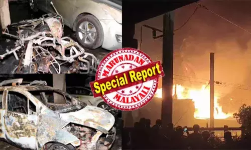 കൊച്ചി സൗത്ത് റെയില്‍വേ ട്രാക്കിന് സമീപം കത്തിനശിച്ചത് സിനിമാ നിര്‍മാതാവ് രാജു ഗോപിയുടെ ഉടമസ്ഥതയിലുള്ള ആക്രി ഗോഡൗണിന്; ഒരു മണിക്ക് തുടങ്ങിയ തീപിടിത്തം നിയന്ത്രിച്ചത് നാല് മണിക്കൂര്‍ നീണ്ട പരിശ്രമത്തിന് ഒടുവില്‍; ട്രെയിന്‍ഗതാഗതം പുനഃസ്ഥാപിച്ചു; നെടുമ്പാശേരിയില്‍ ആപ്പിള്‍ റസിഡന്‍സിയിലും വന്‍ തീപിടിത്തം