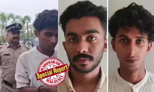 നിയമവിരുദ്ധ സാമ്പത്തിക ഇടപാടുകളെന്ന് ഡല്‍ഹി പൊലീസ്;  ഡിജിറ്റല്‍ അറസ്റ്റ് ഭീഷണിയില്‍ റിട്ട. കോളജ് അധ്യാപികയില്‍ നിന്നും തട്ടിയത് 4.12 കോടി രൂപ;  തുക പിന്‍വലിച്ചത് പലരുടെയും അക്കൗണ്ടിലൂടെ;  അരീക്കോട് സ്വദേശികളായ 22കാരനും 21കാരനും പിടിയില്‍