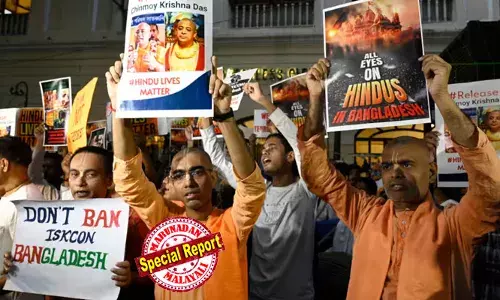 യാത്രാരേഖ ഉണ്ടായിട്ടും ഇന്ത്യയിലേക്ക് കടത്തിവിട്ടില്ല;  അതിര്‍ത്തിയില്‍ കാത്തിരുന്നത് മണിക്കൂറുകള്‍; 54 ഇസ്‌കോണ്‍ സന്യാസിമാരെ തടഞ്ഞുവച്ച് ബംഗ്ലദേശ്;  പ്രത്യേക അനുമതി ഇല്ലെന്ന് അധികൃതര്‍