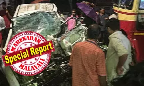 കനത്ത മഴയൊരുക്കിയ ചതിയില്‍ കാഴ്ച പരിധി കുറഞ്ഞു; അമിത വേഗതയ്ക്ക് അപ്പുറം മുന്‍ വശത്തുള്ളത് ദൂരെ നിന്ന് കാണാനാകാത്തത് പ്രതിസന്ധിയായി; ബസിനെ അടുത്തു കണ്ടതും ബ്രേക്കിട്ടെങ്കിലും ഫലമുണ്ടായില്ല; മുമ്പിലെ ദുരന്തം തിരിച്ചറിഞ്ഞ് കെ എസ് ആര്‍ ടി സി ഡ്രൈവര്‍ ഇടതു വശത്തേക്ക് നിര്‍ത്തി കരുതല്‍ എടുത്തിട്ടും കാര്‍ ബസിലേക്ക് ഇടിച്ചു കയറി; കളര്‍കോട്ടെ അപകടം മഴയൊരുക്കിയ കെണി