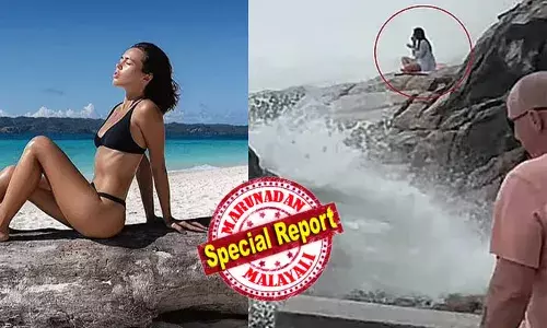 പ്രീ- വെഡ്ഡിങ് ഷൂട്ട് കഴിഞ്ഞ് സ്വസ്ഥമായി ഇരിക്കാന്‍ കടല്‍തീരത്ത് പോയി യോഗ ചെയ്തു; കൂറ്റന്‍ തിരമാല എത്തി എടുത്ത് കൊണ്ട് പോയത് കടലിലേക്ക്; തായ്‌ലന്‍ഡില്‍ കാമുകനൊപ്പം ടൂറിന് വന്ന റഷ്യന്‍ നടിക്ക് ദാരുണാന്ത്യം