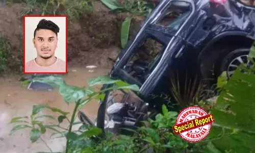 എന്‍ട്രന്‍സ് പരീക്ഷയെഴുതി കാറില്‍ മടങ്ങവെ മുന്നില്‍ മരം വീണു; 15 അടി താഴ്ചയുള്ള കുളത്തില്‍ വീണു; അങ്ങാടിക്കടവ് ഗ്രാമത്തെ നടുക്കി ഇമ്മാനുവലിന്റെ മരണം