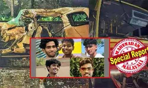 കൂടുതല്‍ പേര്‍ വാഹനത്തിലുണ്ടായിരുന്നത് അപകട ആഘാതം വര്‍ധിപ്പിച്ചു; ഇടിയുടെ ആഘാതം മുഴുവന്‍ വിദ്യാര്‍ഥികള്‍ സഞ്ചരിച്ച വാഹനത്തിലേക്ക് വന്നു; ബ്രേക്കിട്ടപ്പോള്‍ വാഹനം തെന്നിമാറാതെ ചെരിഞ്ഞു പോയി ഇടിച്ചു; കാര്‍ 90 ഡിഗ്രി തിരിഞ്ഞത് ഡ്രൈവറെ രക്ഷിച്ചു; കളര്‍കോട് ദുരന്തമായത് നാല് വീഴ്ചകളില്‍
