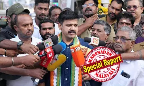 ചെല്ലുന്നിടത്തെല്ലാം ആളു കൂടുന്നു; കോണ്‍ഗ്രസില്‍ താരമായി സന്ദീപ് വാര്യര്‍; വന്ദേഭാരതില്‍ വന്നിറങ്ങിയ വാര്യര്‍ക്ക് തിരുവനന്തപുരം റെയില്‍വേ സ്റ്റേഷനിലും വന്‍ സ്വീകരണം; അതേ ട്രെയിനില്‍ സുരേന്ദ്രനും;  എന്നെ ഭയന്നിട്ടാണോ കെ സുരേന്ദ്രന്‍ രാത്രി സ്റ്റേഷനിലേക്ക് ആളെ വിളിച്ചുവരുത്തിയതെന്ന് സന്ദീപ്