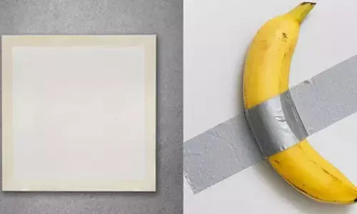 ലേലത്തില്‍ വാഴപ്പഴത്തിന്റെ റെക്കോര്‍ഡ് തകര്‍ക്കാന്‍ ബ്ലാങ്ക് കാന്‍വാസ്; ഒറ്റനേട്ടത്തില്‍ ശൂന്യമെന്ന് തോന്നിക്കും; ഈ ക്യാന്‍വാസിന്റെ അടിസ്ഥാന ലേല തുക കേട്ടാല്‍ ഞെട്ടും