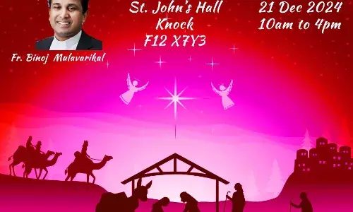 നോക്കില് ഫാ. ബിനോജ് മുളവരിക്കല് നയിക്കുന്ന ഏകദിന ധ്യാനം നോക്കില് ഫാ. ബിനോജ് മുളവരിക്കല് നയിക്കുന്ന ഏകദിന ധ്യാനം