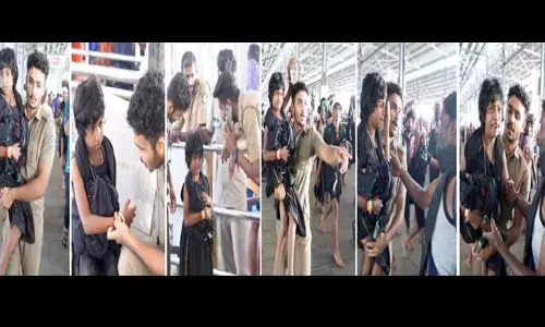 സന്നിധാനത്ത് കൂട്ടം തെറ്റിയലഞ്ഞ ശിവാര്‍ഥിക്ക് റിസ്റ്റ് ബാന്റ് തുണയായി; ഇതുവരെ റിസ്റ്റ് ബാന്‍ഡ് ധരിപ്പിച്ചത് 5000 ലധികം കുട്ടികള്‍ക്ക്