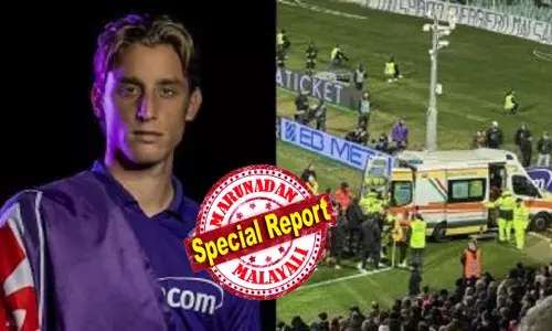 ഫുട്ബോൾ മത്സരത്തിനിടെ ഇടയ്ക്ക് കളി നിർത്തി വെച്ചു; ബൂട്ടിന്‍റെ ലേസ് കെട്ടാനായി ഒന്ന് കുനിഞ്ഞു; ഗ്രൗണ്ടിലേക്ക് കുഴഞ്ഞുവീണ് ഫിയോറന്‍റീന യുവതാരം; വിളിച്ച് അലമുറയിട്ട് ആരാധകർ; ഓടിയെത്തി ഇരുടീമുകളും; പാഞ്ഞെത്തിയ ആംബുലൻസിൽ ബോവിനെ ആശുപത്രിയിലെത്തിച്ചു; ഇറ്റാലിയൻ ലീഗ് മത്സരത്തിനിടെ സംഭവിച്ചത്!