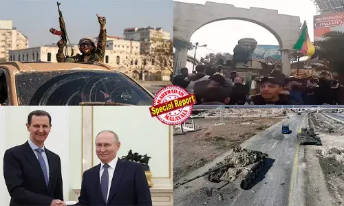 അമേരിക്കയും ഇസ്രയേലും പണി കൊടുത്തു; ലോകം യുക്രെയിനിലും ഗസ്സയിലും ശ്രദ്ധിച്ചപ്പോള്‍ സിറിയയില്‍ അട്ടിമറി; യുഎസ് പിന്തുണയുള്ള വിമതര്‍ ഡെമാസ്‌ക്കസ് പിടിച്ചു; റഷ്യക്കും ഇറാനും വന്‍ തിരിച്ചടി; സിറിയയിലെ ക്രൂരന്‍ എന്ന് അറിയപ്പെട്ട പ്രസിഡന്റ് ബാഷര്‍ നാടുവിട്ടുവെന്ന് വാര്‍ത്തകള്‍