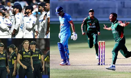 ഇന്ത്യന്‍ ക്രിക്കറ്റിന് കറുത്ത ഞായര്‍! അഡ്‌ലെയ്ഡില്‍ രോഹിതും സംഘവും തോറ്റത് പത്ത് വിക്കറ്റിന്;  ബ്രിസ്ബേനില്‍ വനിതാ ടീമും ഓസീസിന് മുന്നില്‍ കീഴടങ്ങി; ദുബായില്‍ അണ്ടര്‍ 19 ഏഷ്യാകപ്പില്‍ ഇന്ത്യയുടെ കൗമാരപ്പടയെ കീഴടക്കി ബംഗ്ലാദേശ്