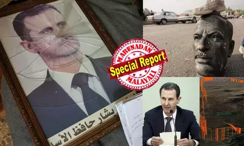 അറബ് വസന്തത്തിന്റെ അണയാത്ത തീക്കനല്‍;  ആയുധക്കച്ചവടത്തിന്റെ ഇരകള്‍;   പ്രസിഡന്റിന്റെ കൊട്ടാരം കൊള്ളയടിച്ച് സിറിയന്‍ ജനത;  അസദിന്റെ പ്രതിമകള്‍ തകര്‍ത്ത് വലിച്ചിഴച്ച് ആഘോഷം; വിമാന അപകടത്തില്‍ ബഷര്‍ അല്‍ അസദ് കൊല്ലപ്പെട്ടതായി അഭ്യൂഹം