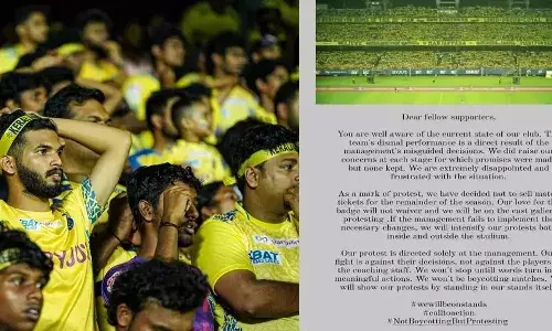 മാനേജ്‌ന്റെിന്റെ നിലപാടില്‍ എതിര്‍പ്പ്; ടീമുമായി സഹരിക്കില്ല, ടിക്കറ്റുകള്‍ വാങ്ങില്ല, വില്‍ക്കില്ല; കേരള ബ്ലാസ്റ്റേഴ്‌സ് ഫുട്‌ബോള്‍ ടീം മാനേജ്‌മെന്റിന്റെ നിലപാടിനെതിരെ മഞ്ഞപ്പട ആരാധക കൂട്ടായ്മ