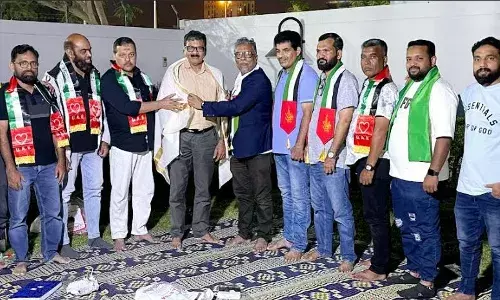 നിയമത്തുള്ള കോട്ടക്കലിനു സ്വീകരണം നല്‍കി.