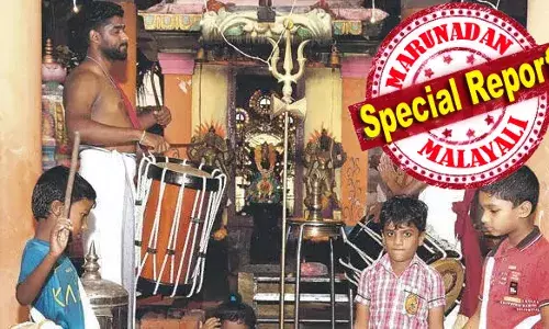 കുട്ടികള്‍ കളിക്കുന്നതിന് നിര്‍മിച്ച അമ്പലം കാര്യമായി! മണ്ണില്‍ ഉണ്ടാക്കിയ ശിവലിംഗ രൂപം വര്‍ഷങ്ങള്‍ കൊണ്ട് അര്‍ദ്ധനാരീശ്വരീ ക്ഷേത്രമായി; ക്ഷേത്രചര്യങ്ങള്‍ക്ക് മുഖ്യ പങ്ക് വഹിക്കുന്നത് കുട്ടികള്‍; ചെണ്ട മേളത്തിന് പകരം കുട്ടികളുടെ കന്നാസ് കൊട്ട്; കൊല്ലത്തെ ഒരു കുട്ടിക്ഷേത്രത്തിന്റെ കഥ