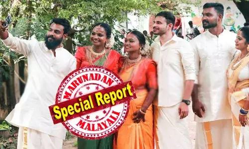 ഗോപികയുടെ കൈ പിടിച്ച് വിനീഷ്;  മകളുടെ വിവാഹത്തിനൊപ്പം രണ്ട് പെണ്‍കുട്ടികളുടെ വിവാഹം കൂടി നടത്തി നല്‍കി ഒരമ്മ