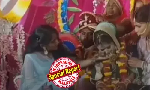 ഞാൻ ഇത് എങ്ങനെ സഹിക്കും..!; മണ്ഡപത്തിനുള്ളിൽ വിവാഹ വേഷത്തിൽ അണിഞ്ഞൊരുങ്ങിയെത്തി; നിമിഷങ്ങൾക്കുള്ളിൽ നിറം മങ്ങി; കരഞ്ഞ് പൊടിച്ച് നവവധു; പരസ്പരം നോക്കി നിന്ന് ആളുകൾ; വരന് ലുക്ക് പോര എന്ന് പെൺകുട്ടി; കുഞ്ഞുമോളുടെ പ്രതികരണം കേട്ട് അച്ഛന്റെ തലകറങ്ങി; കണ്ടുനിന്നവരുടെ ചിരിപൊട്ടി; വിവാഹ വേദിയിൽ നടന്നത്!