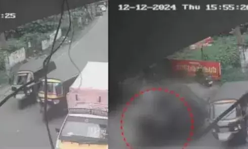 അമിതവേഗതയിലെത്തിയ ഓട്ടോ കാൽനട യാത്രക്കാരിയെ ഇടിച്ചുതെറിപ്പിച്ചു; ഗുരുതര പരിക്ക്; ഡ്രൈവർ മദ്യലഹരിയിലെന്ന് നാട്ടുകാർ; സംഭവം കോട്ടയത്ത്