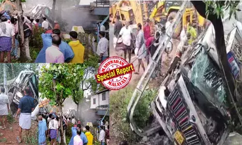 ക്രിസ്മസ് പരീക്ഷയിലെ ചോദ്യങ്ങള്‍ക്ക് ഉത്തരമെഴുതി സന്തോഷത്തോടെ വീട്ടിലേക്ക് മടങ്ങിയ കൂട്ടുകാരികള്‍; എട്ടാം ക്ലാസിലെ  ഇംഗ്ലീഷ് പരീക്ഷ കഴിഞ്ഞ് അഞ്ച് വിദ്യാര്‍ഥിനികളും മടങ്ങിയത് മൂന്നേ കാലിന് ശേഷം; ഒരുമിച്ച് നടന്നുനീങ്ങവേ ഒരുകുട്ടി രക്ഷപ്പെട്ടത് ഓടി മാറിയതിനാല്‍; കല്ലടിക്കോട്ടെ നാലുവിദ്യാര്‍ഥിനികളുടെ മരണം കരയിപ്പിക്കുന്നത് വീട്ടുകാരെ മാത്രമല്ല നാട്ടുകാരെയും