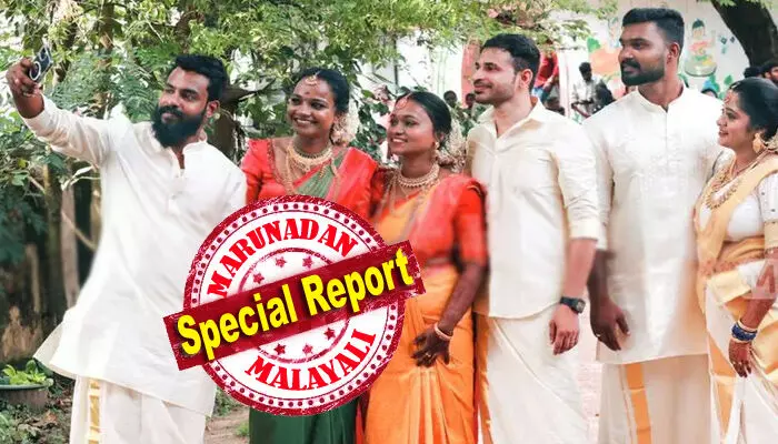 ഗോപികയുടെ കൈ പിടിച്ച് വിനീഷ്;  മകളുടെ വിവാഹത്തിനൊപ്പം രണ്ട് പെണ്കുട്ടികളുടെ വിവാഹം കൂടി നടത്തി നല്കി ഒരമ്മ ഗോപികയുടെ കൈ പിടിച്ച് വിനീഷ്;  മകളുടെ വിവാഹത്തിനൊപ്പം രണ്ട് പെണ്കുട്ടികളുടെ വിവാഹം കൂടി നടത്തി നല്കി ഒരമ്മ