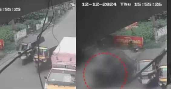 അമിതവേഗതയിലെത്തിയ ഓട്ടോ കാൽനട യാത്രക്കാരിയെ ഇടിച്ചുതെറിപ്പിച്ചു; ഗുരുതര പരിക്ക്; ഡ്രൈവർ മദ്യലഹരിയിലെന്ന് നാട്ടുകാർ; സംഭവം കോട്ടയത്ത്