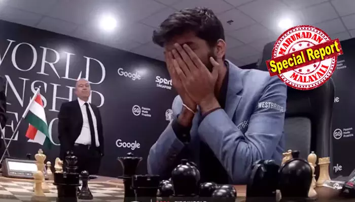 വിശ്വവിജയത്തിന് പിന്നാലെ പൊട്ടിക്കരഞ്ഞ് ഗുകേഷ്;  പിതാവിനെ കെട്ടിപ്പിടിച്ച് വിജയമാഘോഷം;  മകന്റെ മുതുകില്‍ തട്ടിയും മുടിയില്‍ തലോടിയും അഭിനന്ദനം;  ജീവിതത്തിലെ ഏറ്റവും സവിശേഷമൂഹൂര്‍ത്തമെന്ന് പ്രതികരണം