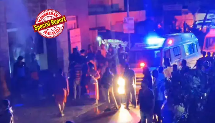 തമിഴ്‌നാട്ടിലെ ദിണ്ടിഗലില്‍ സ്വകാര്യ ആശുപത്രിയില്‍ വന്‍ തീപിടിത്തം; മൂന്ന് വയസുകാരന്‍ അടക്കം ഏഴ് പേര്‍ മരിച്ചു; ആറ് പേര്‍ ലിഫ്റ്റില്‍ കുടുങ്ങി; രോഗികളെ മാറ്റാനുള്ള ശ്രമം തുടരുന്നു; അപകട കാരണം, ഷോര്‍ട്ട് സര്‍ക്യൂട്ട് എന്ന് പ്രാഥമിക നിഗമനം