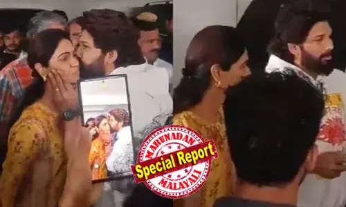 ഭാര്യക്ക് ചുംബനം നല്‍കി യാത്രപറഞ്ഞ് പോലീസിനൊപ്പം തിരിച്ചു അല്ലു അര്‍ജുന്‍; അറസ്റ്റു വാര്‍ത്തയറിഞ്ഞ് ആരാധകര്‍ തടിച്ചുകൂടിയതോടെ അതിവേഗ നീക്കവുമായി പോലീസ്; മജിസ്ട്രേറ്റിന് മുന്നില്‍ അതിവേഗം ഹാജറാക്കാന്‍ നീക്കം; തെലുങ്ക് സൂപ്പര്‍താരത്തിന്റെ അറസ്റ്റിനെ എതിര്‍ത്ത് ബിആര്‍എസ്