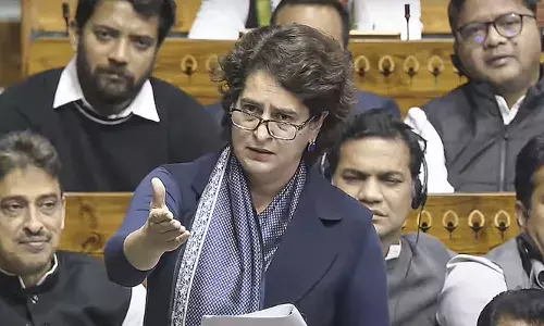 ഹിമാചല്‍ പ്രദേശ് സര്‍ക്കാര്‍ പ്രാദേശിക കര്‍ഷകരുടെ ചെലവില്‍ മുന്‍നിര വ്യവസായികളെ സഹായിക്കുന്നു; പാര്‍ലമെന്റില്‍ കന്നി പ്രസംഗത്തിനിടെ സെല്‍ഫ് ഗോളടിച്ച് പ്രിയങ്ക; രാഷ്ട്രീയ സര്‍ക്കസ് തുടങ്ങിയിട്ടേയുള്ളൂവെന്ന് ബിജെപി