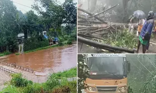 ഹൈറേഞ്ചിലെങ്ങും കനത്ത മഴയും കാറ്റും; വ്യാഴാഴ്ച രാത്രി തുടങ്ങിയ മഴക്ക് ഇനിയും ശമനമില്ല;l വീടുകളിലും വ്യാപാരസ്ഥാപനങ്ങളിലും വെള്ളം കയറി: വന്‍ ഗതാഗത കുരുക്ക്