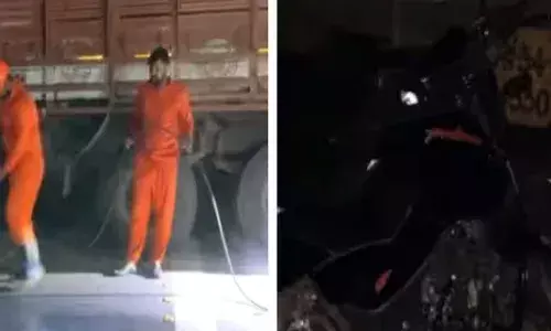 ക്രിസ്മസ് കാരള്‍ കഴിഞ്ഞ് മടങ്ങുമ്പോള്‍ നിര്‍ത്തിയിട്ടിരുന്ന ലോറിക്ക് പിന്നില്‍ ബൈക്കിടിച്ചു; അച്ഛന്‍ മരിച്ചു: മകന്‍ ഗുരുതര പരിക്കുകളോടെ ആശുപത്രിയില്‍