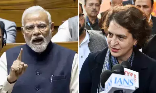 ജെ പി നദ്ദാജി കൈകള്‍ തിരുമ്മുന്നുണ്ടായിരുന്നു; മോദിജി അദ്ദേഹത്തെ നോക്കിയ ഉടന്‍ നദ്ദാജി ശ്രദ്ധയോടെ കേട്ടിരിക്കുന്നതായി ഭാവിച്ചു; പീയൂഷ് ഗോയല്‍ ജി ഉറക്കത്തിലേക്ക് വീഴുകയായിരുന്നു: പ്രധാനമന്ത്രിയുടെ 110 മിനിറ്റ് നീണ്ട പ്രസംഗം ശരിക്കും തന്നെ ബോറടിപ്പിച്ചെന്ന് പ്രിയങ്ക