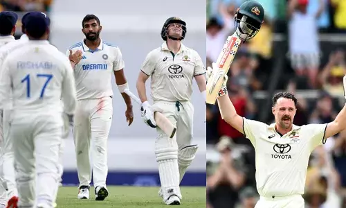 ബ്രിസ്‌ബേനിലും ഇന്ത്യക്ക് തലവേദനയായി ട്രാവിസ് ഹെഡിന്റെ സെഞ്ചുറി; പിന്നാലെ സ്മിത്തിനും മൂന്നക്കം;  അഞ്ച് വിക്കറ്റ് നേട്ടത്തില്‍ കപില്‍ ദേവിനെ മറികടന്ന് ജസ്പ്രീത് ബുമ്ര; രണ്ടാം ദിനം ഓസിസ് ശക്തമായ നിലയില്‍