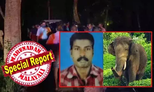 എല്‍ദോസിനെ പതിയിരുന്ന കാട്ടാന ആക്രമിച്ചത് ഉരുളന്‍തണ്ണി ഫോറസ്റ്റ് സ്റ്റേഷന്‍ കഴിഞ്ഞ് ക്ണാച്ചേരിക്ക് പോകുന്ന വഴിയില്‍; ജനവാസ കേന്ദ്രത്തിലേക്ക് എത്തും മുമ്പ് ഇരുവശവും കാട്; വൈദ്യുതി വേലിയെന്ന ആവശ്യത്തോട് കണ്ണടച്ച അധികാരികളും ഈ മരണത്തിന് ഉത്തരവാദി; കുട്ടമ്പുഴയില്‍ പ്രതിഷേധം ശക്തം; ഛിന്നഭിന്നമായി എല്‍ദോസിന്റെ മൃതദേഹം; ഈ കണ്ണീരിനി ഉണ്ടാകാതിരിക്കാന്‍ വേണ്ടത് അതിവേഗ ഇടപെടല്‍