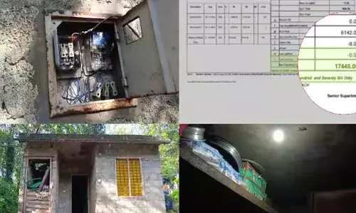 കൊല്ലത്ത് നിര്‍ധനയായ വീട്ടമ്മയ്ക്ക് കെഎസ്ഇബിയുടെ ഇരുട്ടടി; പണി തീരാത്ത ഒറ്റ മുറി വീട്ടിലെ വൈദ്യുതി ബില്‍ 17,445 രൂപ