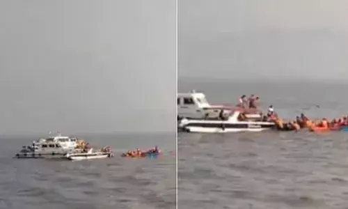 മുംബൈ ഗേറ്റ്വേ ഓഫ് ഇന്ത്യയില്‍ യാത്രക്കാരുമായി പോയ ഫെറി ബോട്ട് കടലില്‍ മുങ്ങി; ഒരാള്‍ മരിച്ചു; രക്ഷാപ്രവര്‍ത്തനം തുടരുന്നു