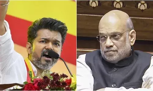 പകരം വെയ്ക്കാനില്ലാത്ത രാഷ്ട്രീയ- ബൗദ്ധിക വ്യക്തിത്വം; ചിലർക്ക് അദ്ദേഹത്തിന്റെ പേര് കേൾക്കുമ്പോൾ തന്നെ അലർജി; അംബേദ്കർ, അംബേദ്കർ, എന്ന നാമം നമുക്ക് ജപിച്ചുകൊണ്ടേയിരിക്കാം..; അമിത് ഷായുടെ അംബേദ്കര്‍ പരാമര്‍ശത്തിനെതിരെ ആഞ്ഞടിച്ച് ടിവികെ നേതാവ് വിജയ്