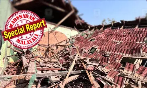 ഉദയംപേരൂരില്‍ അങ്കണ്‍വാടിയുടെ മേല്‍ക്കൂര വീണു; അപകടം കുട്ടികള്‍ വരുന്നതിനു തൊട്ടുമുന്‍പ്; ദുരന്തം ഒഴിവായത് തലനാരിഴക്ക്; പുറത്തേക്ക് ഓടിയതിനാല്‍ രക്ഷപെട്ട് ആയ; 100 വര്‍ഷത്തിലേറെ പഴക്കമുള്ള കെട്ടിടത്തിലെ അങ്കണ്‍വാടി വിരല്‍ചൂണ്ടുന്നത് ഗുരുതര അനാസ്ഥയിലേക്ക്