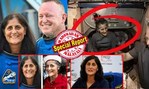 ബഹിരാകാശ നിലയത്തിൽ കുടുങ്ങിയിട്ട് മാസങ്ങളായി; ക്രിസ്മസ് ആഘോഷവും സ്പേസിൽ തന്നെ; യാത്രികരുടെ ആരോഗ്യത്തെക്കുറിച്ചുള്ള ഡോക്ടർമാരുടെ വെളിപ്പെടുത്തലിൽ ആശങ്ക; മെലിഞ്ഞുണങ്ങി ഒട്ടിയ കവിളുമായി സുനിത; ആത്മവിശ്വസം കൈവിടാതെ ബുച്ച്; എല്ലാം സേഫ് ആണെന്ന നാസയുടെ തുറന്നുപറച്ചിലിൽ സത്യമെന്ത്?; സുനിതയും ബുച്ചും ശൂന്യാകാശത്ത് തുടരുമ്പോൾ!