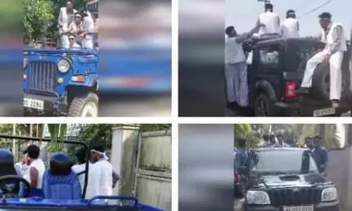 നടുറോഡിൽ വാഹനങ്ങൾക്ക് മുകളിൽ ഇരുന്ന് അഭ്യാസ പ്രകടനം; വിദ്യാർത്ഥികൾക്കെതിരെ നടപടിയുണ്ടാകുമെന്ന് മോട്ടോർ വാഹനവകുപ്പ്; ലൈസൻസ് സസ്പെൻഡ്  ചെയ്യും; വാഹനങ്ങൾക്ക് നോട്ടീസ് നൽകിയതായും അധികാരികൾ