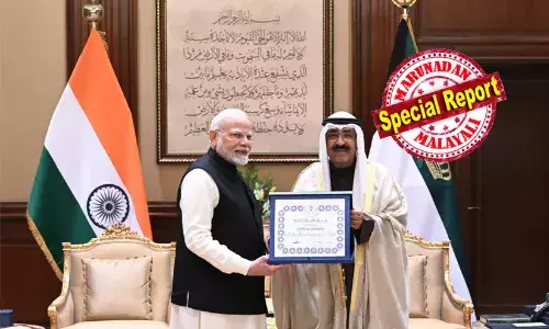 കുവൈത്തിലും തരംഗമായി മോദി; ഇന്ത്യന്‍ പ്രധാനമന്ത്രിക്ക് കുവൈത്തിന്റെ പരമോന്നത ബഹുമതിയും സമ്മാനിച്ചു; ഇരുരാജ്യങ്ങളും തമ്മിലുള്ള ബന്ധവും സഹകരണവും ശക്തിപ്പെടുത്തിയതിന് ആദരവായി ബഹുമതി; ഇന്ത്യ-കുവൈത്ത് സഹകരണത്തിലും നാഴികകല്ലായി പ്രധാനമന്ത്രിയുടെ സന്ദര്‍ശനം