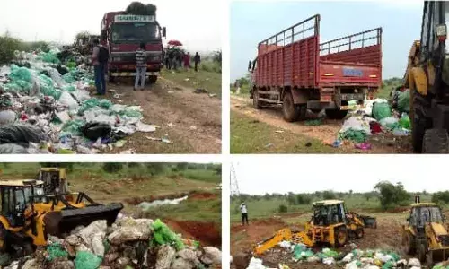 മെഡിക്കല്‍ മാലിന്യങ്ങള്‍ തമിഴ്നാട്ടിലെ കൃഷിയിടങ്ങളില്‍ വലിച്ചെറിഞ്ഞ സംഭവത്തില്‍, ഹരിത ട്രിബ്യൂണലിന്റെ അന്ത്യശാസനം; നാല് ഗ്രാമങ്ങളില്‍ തള്ളിയ മാലിന്യം നീക്കി തുടങ്ങി; മാലിന്യം ശേഖരിക്കുന്നത് 16 ലോറികളിലായി: തിരികെ എത്തിച്ച് സംസ്‌കരിക്കും