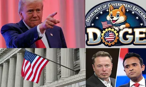 ധൂര്‍ത്തിനും അമിതാധികാരത്തിനും ചുവപ്പുനാടയ്ക്കും ഇനി അമേരിക്കന്‍ ഭരണത്തില്‍ ഇടമില്ല; ഉദ്യോഗസ്ഥരെ നിലയ്ക്കുനിര്‍ത്താന്‍ ട്രംപ്; ഡോജ്: ഭരണ കാര്യക്ഷമതാ വകുപ്പ് : ഇലോണ്‍ മസ്‌ക് വേര്‍സസ് ബ്യൂറോക്രസി: ഡോ അഭിലാഷ് ജി രമേഷ് എഴുതുന്നു