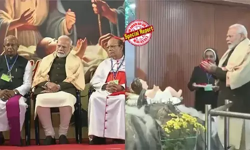 സ്‌നേഹവും, സാഹോദര്യവും ഐക്യവുമാണ് ക്രിസ്തുവിന്റെ സന്ദേശം; അക്രമങ്ങളും അനൈക്യവും മതസൗഹാര്‍ദ്ദത്തിന് പോറലേല്‍പ്പിക്കുന്നത് നിരാശാജനകം; ഭാരതപുത്രന്‍ കര്‍ദ്ദിനാളായത് രാജ്യത്തിന് അഭിമാനം; പോപ്പ് ഫ്രാന്‍സിസിനെ ഇന്ത്യ സന്ദര്‍ശിക്കാന്‍ ക്ഷണിച്ചു;   സിബിസിഐ ആസ്ഥാനത്ത് ഇതാദ്യമായി ക്രിസ്മസ് ആഘോഷങ്ങളില്‍ പങ്കെടുത്ത് പ്രധാനമന്ത്രി