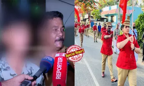 രക്ഷിതാക്കളോട് സമ്മതം വാങ്ങിയെന്ന് കുട്ടിയോട് നുണ പറഞ്ഞു; വീട്ടിലെത്തി കുട്ടിയുടെ യൂണിഫോം വാങ്ങി എന്‍എസ്എസ് ക്യാമ്പില്‍ നിന്ന് വിളിച്ചുകൊണ്ടുപോയി; പ്ലസ് വണ്‍ വിദ്യാര്‍ഥിയെ വീട്ടുകാരുടെ അനുമതിയില്ലാതെ സിപിഎം റെഡ് വോളണ്ടിയര്‍ മാര്‍ച്ചില്‍ പങ്കെടുപ്പിച്ചു; പരാതിയുമായി പിതാവ്