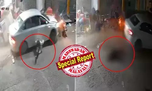 പാട്ടൊക്കെയിട്ട് വൈബായി റോഡിൽ പാഞ്ഞ് കാർ; കണ്ടുനിന്നവർ വാ..തുറന്നു; നിമിഷനേരം കൊണ്ട് പടകുതിരയുടെ കണ്ട്രോൾ മുഴുവൻ നഷ്ടമായി; ടയർ തെന്നിമാറി ഡ്രിഫ്റ്റായി കടകളിലേയ്ക്ക് കുത്തിയിടിച്ചു കയറി; ഒരു യാത്രക്കാരന്റെ മുകളിലേയ്ക്ക് വീണു; അതീവ ഗുരുതരം; യുവാക്കൾ ഇറങ്ങിയോടി; മഹാരാഷ്ട്രയിൽ നടന്നത്!